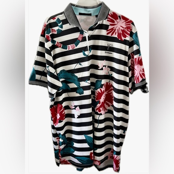 GREYSON TPC Scottsdale Floral Men’s Polo, Size XXL - Picture 1 of 12